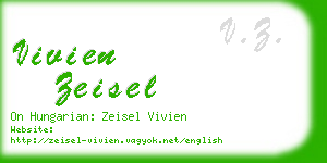 vivien zeisel business card